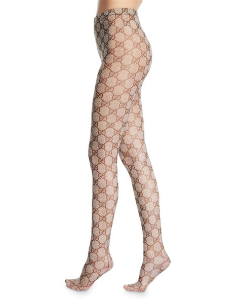 gucci supreme gg tights|Gucci distressed tights.